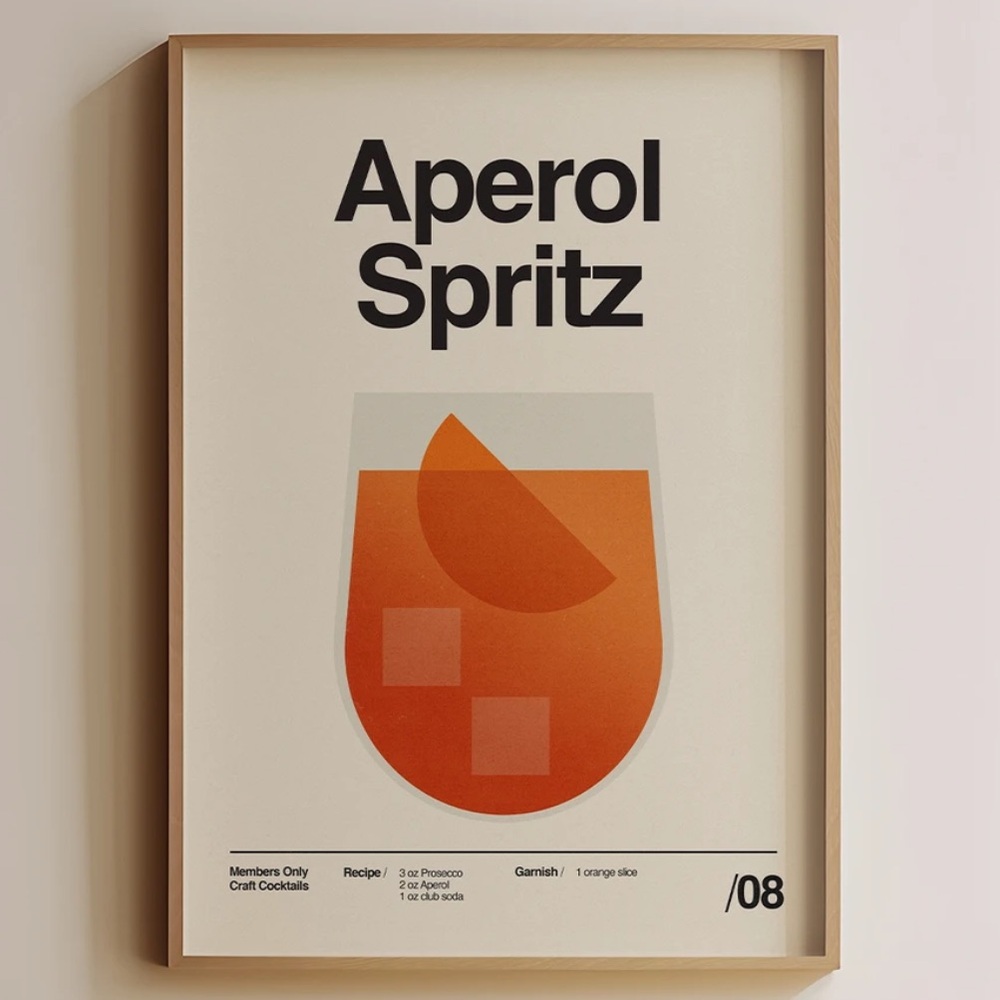 Aperol Spritz Art Print